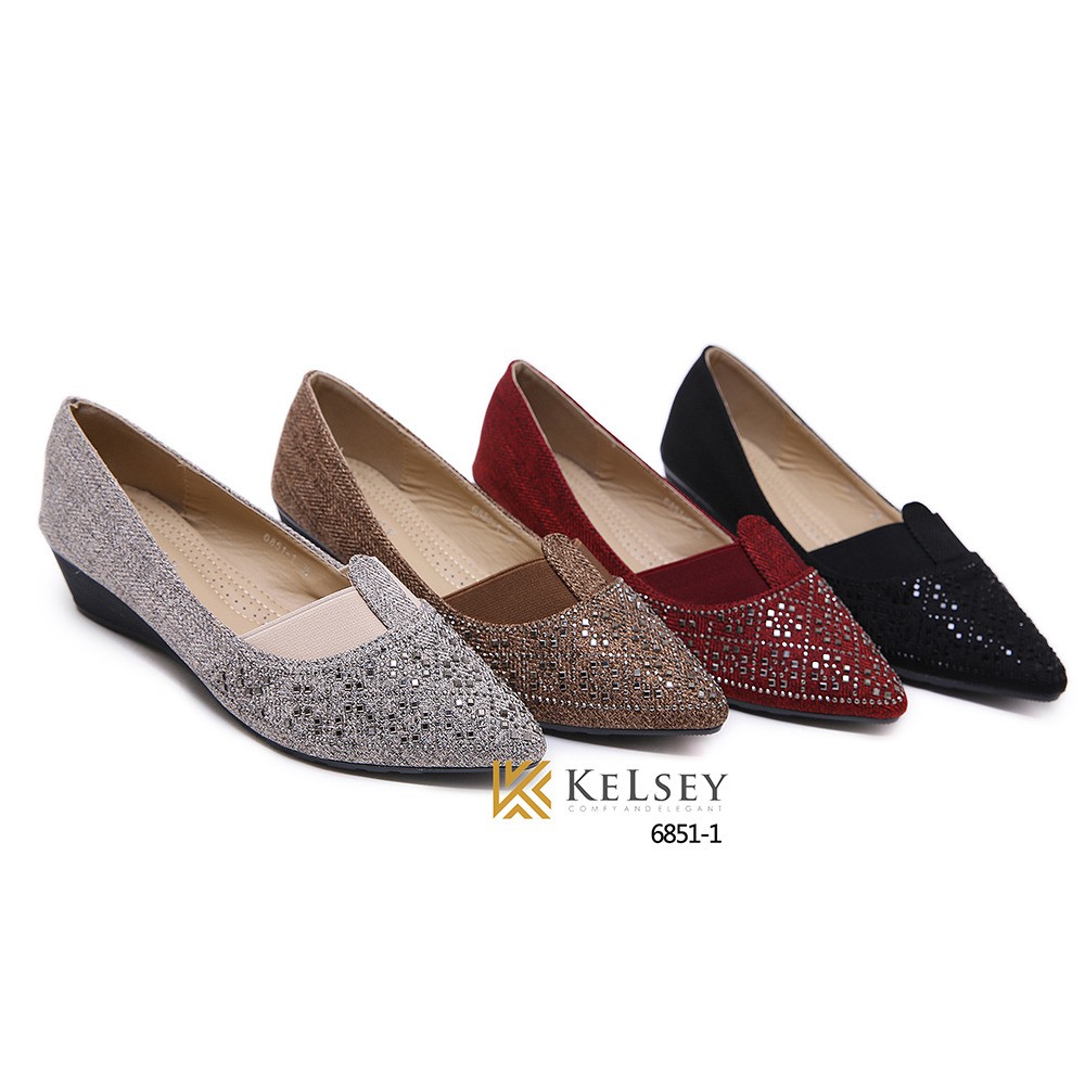 Sepatu Wedges KELSEY 6851-1