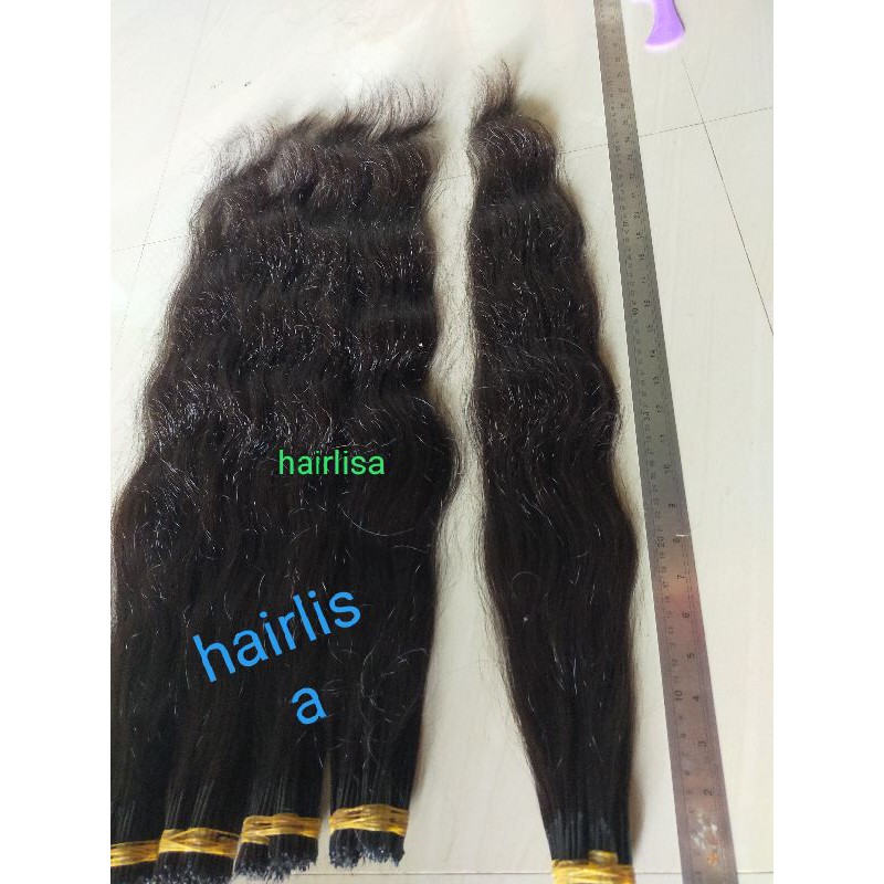 hair extension 70cm , 100 helai / GROSIR