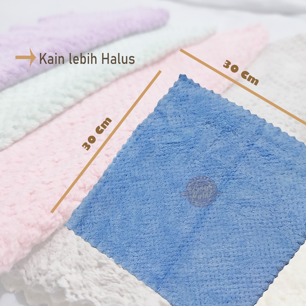 Handuk Kecil Towel Handuk Saputangan Ukuran 30cm x 30cm