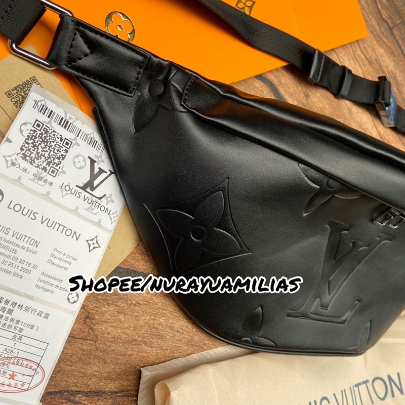 tas selempang pria LV import tas slempang lv pria ada no seri bisa jd Pouch bag waistbag pria lv