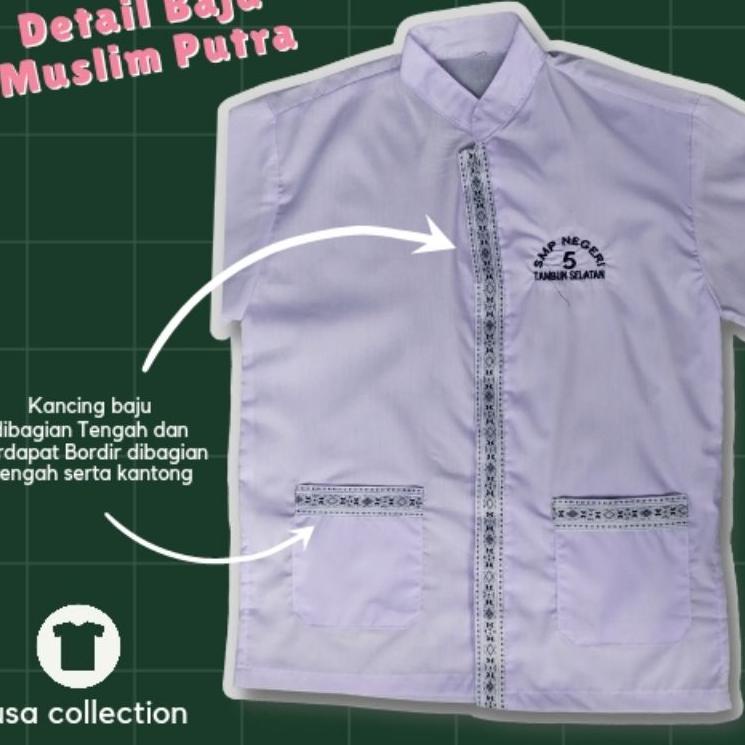 Recomended.. Seragam Muslim Putra SMPN 5 Tamsel