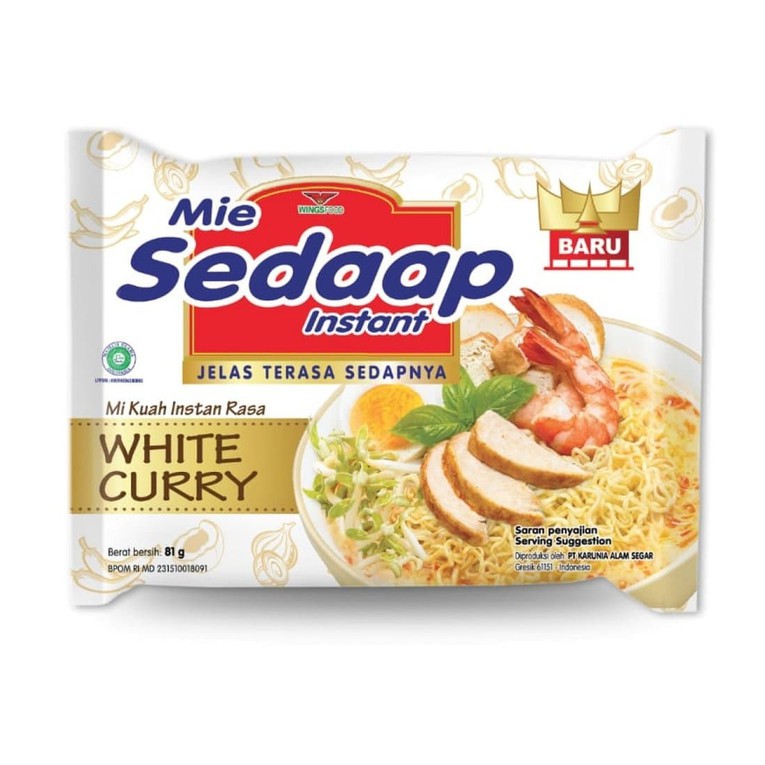 

SEDAAP MIE INST WHITE CURRY 81 G