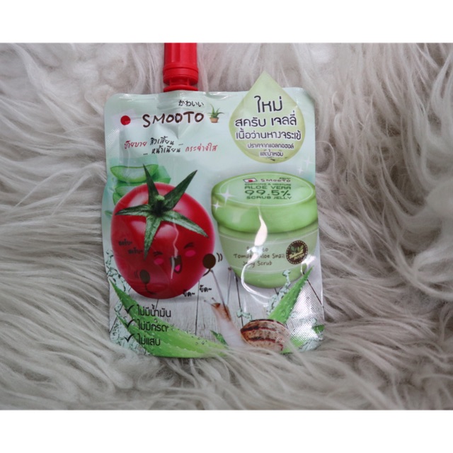 Smooto tomato aloe snail jelly serum / serum wajah smooto