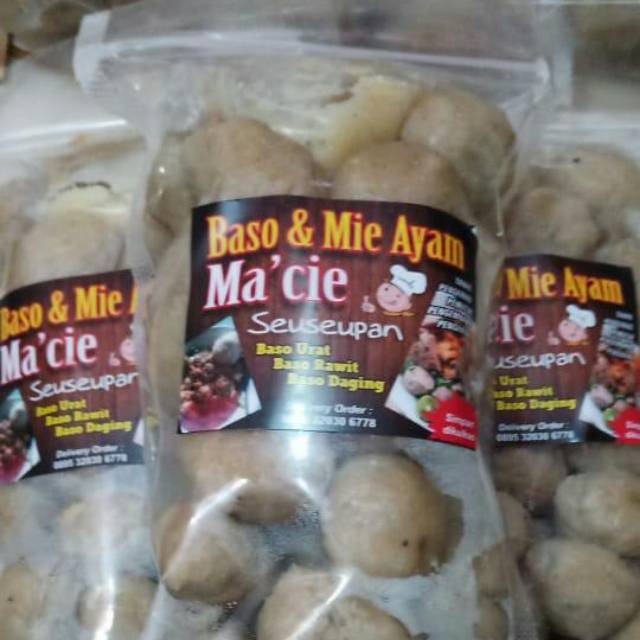 

Bakso macie 30pcs + Bumbu