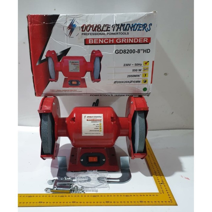 Thunder Mesin Gerinda 8 Inch / Gerinda Duduk Bench Grinder 8 Inch NRTP
