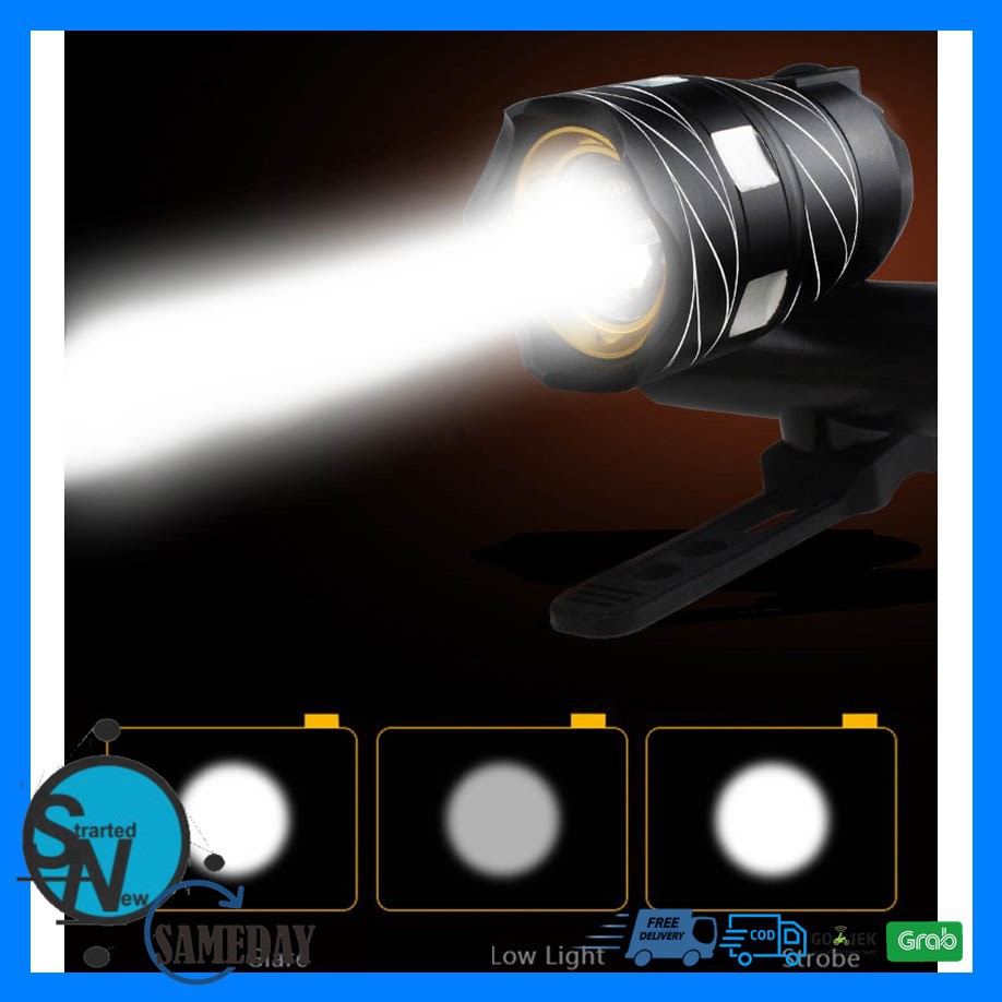 Lampu Sepeda LED Chargerable CREE XML-T6