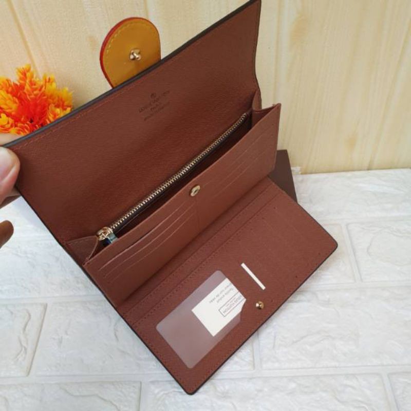 Dompet Lv Lipat/dompet wanita model Lis lidah kunci