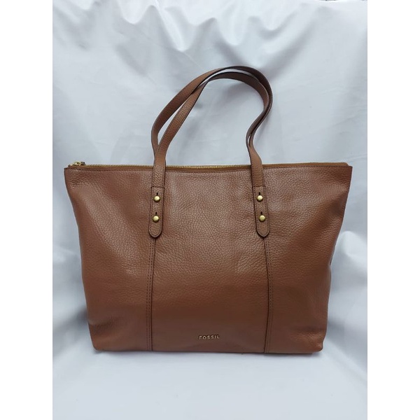 TAS WANITA FOSSIL ORI JENNA TOTE MEDIUM BROWN