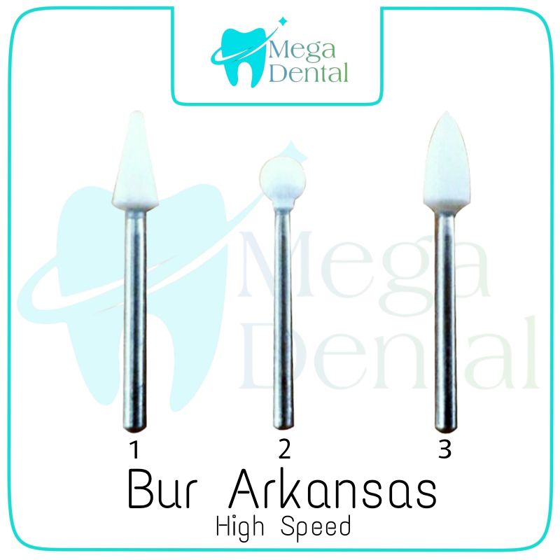 DENTAL BUR ARKANSAS STONE / BUR POLES GIC / BUR POLES POLISHING HIGHSPEED LOWSPEED