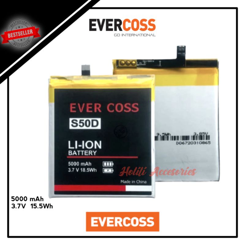 Baterai Tanam Evercoss Original Double Power for S50D GenPro X