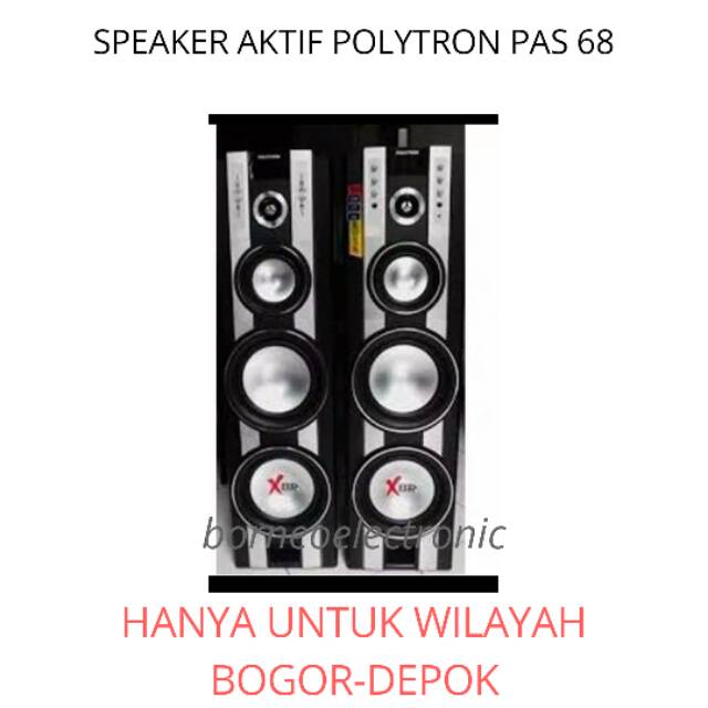 Speaker Aktif Polytron Pas 68 Speaker Xbr Woofer Usb Karaoke Pas68 Shopee Indonesia