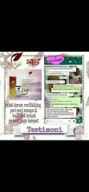 REVILATIZING SERUM SR12 / ATASI BOPENG, MATA PANDA, MENCERAHKAN