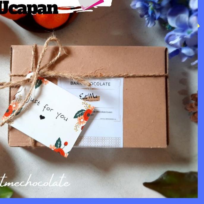 

F⚡ASH SALE COKLAT KADO FREE KARTU UCAPAN PEANUT PARTY & TROPICAL FRUIT DARI EATME CHOCOLATE / COKLAT