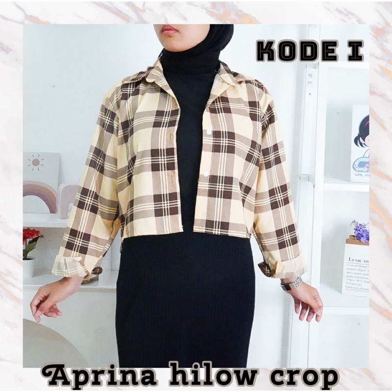 GFS LT APRINA HILOW CROP SHIRT