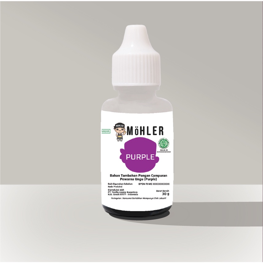 MOHLER Coloring Purple (KLIK KOMBO HEMAT UNTUK BELI 1 GRATIS 1)