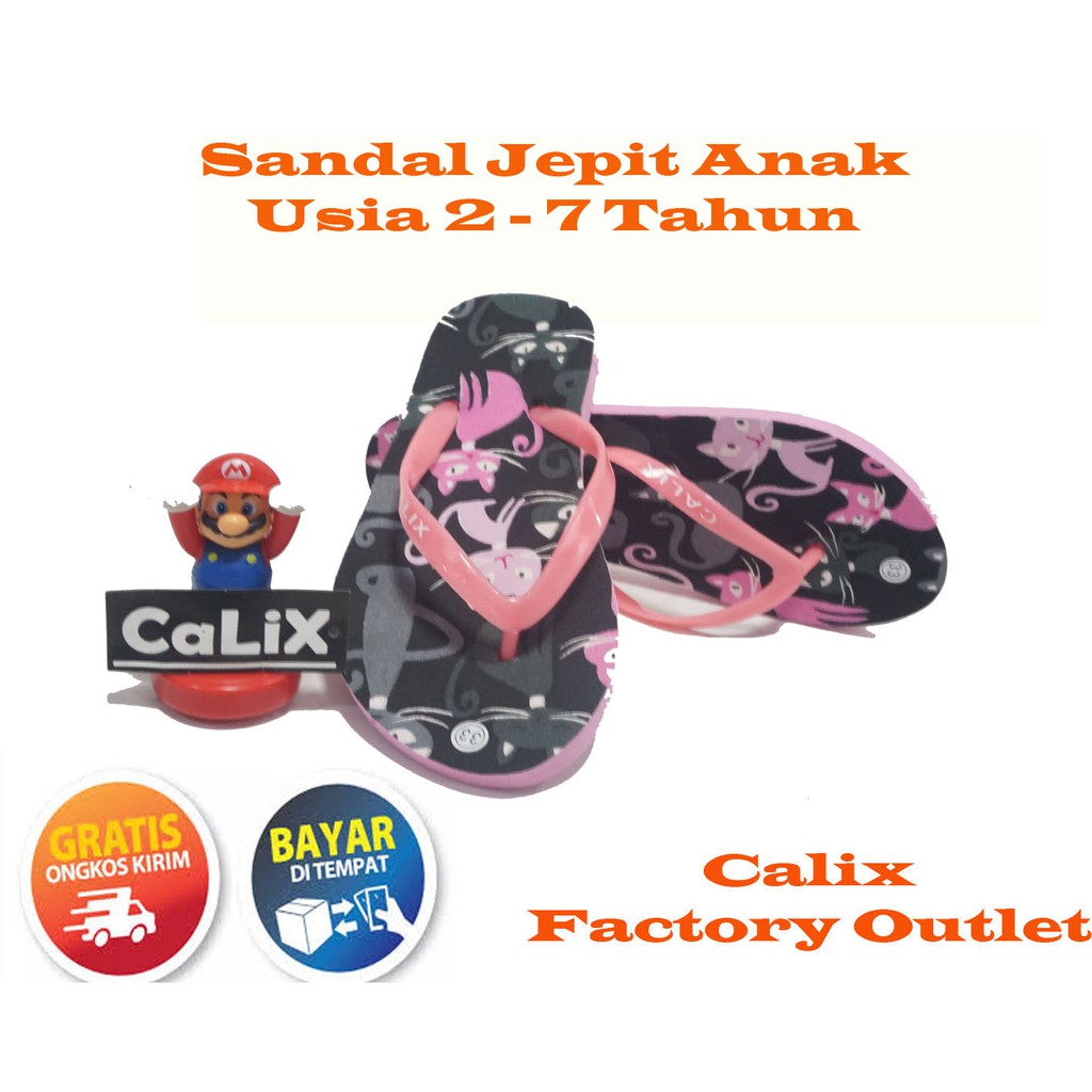 Sandal Jepit Anak Cat