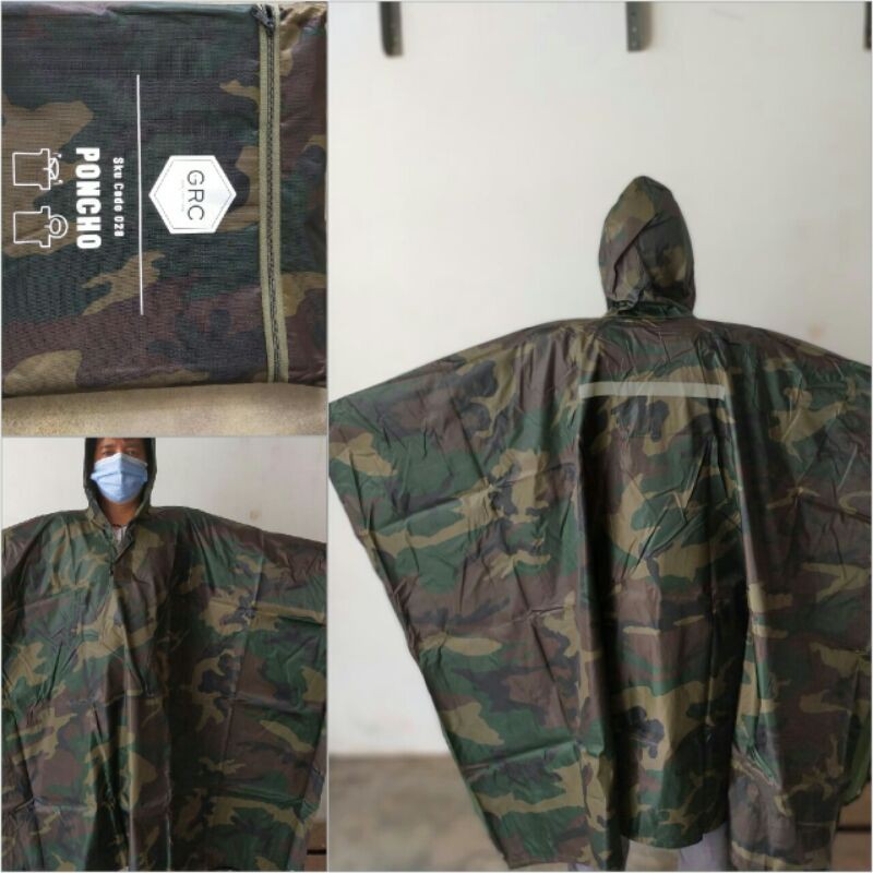 Jas Hujan GRC Loreng