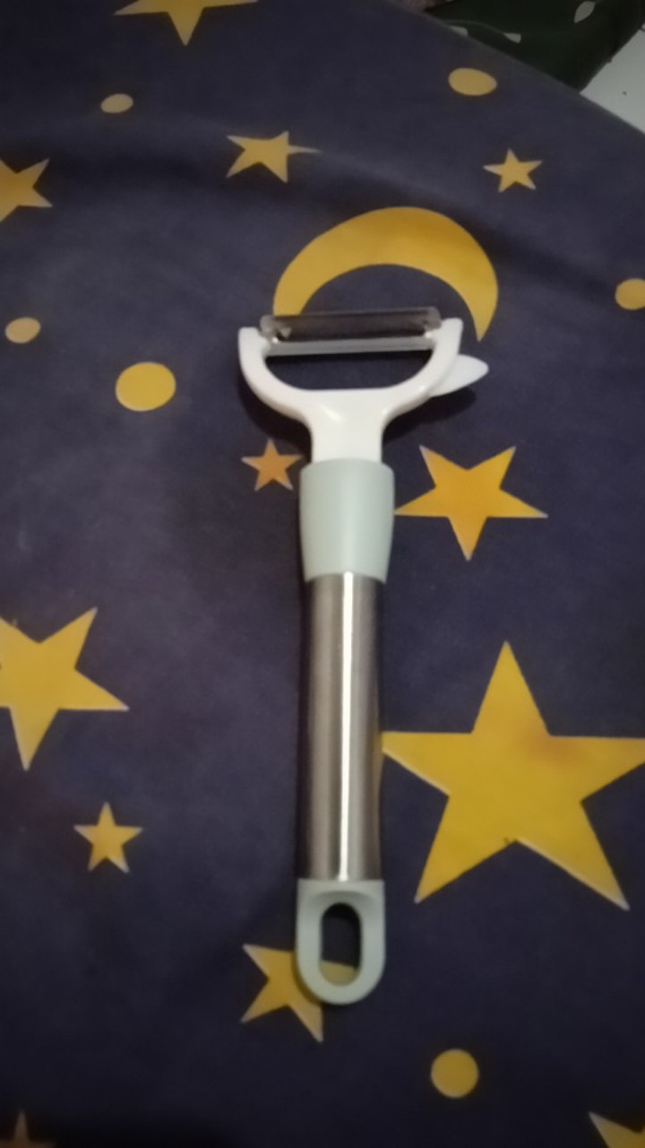 Pisau Kupas Buah Stainless Pvc / Pisau Sayur Dapur / Peeler Knife