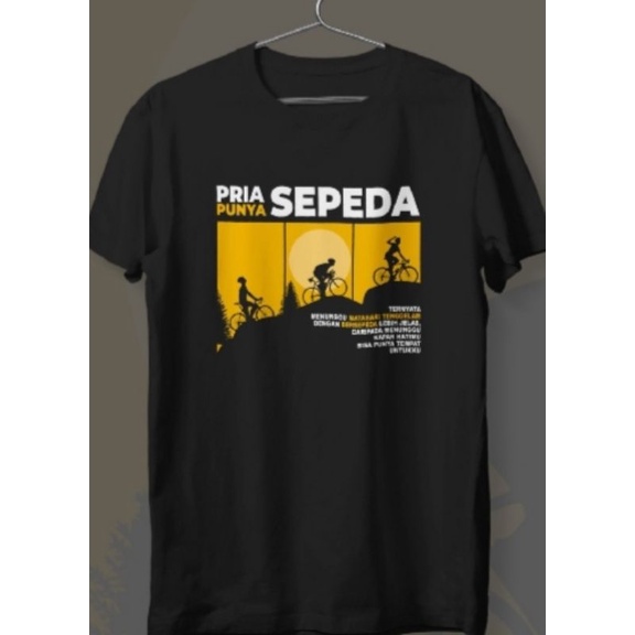 MARS T-SHIRT BAJU PRIA PUNYA SEPEDA / KOMUNITAS SEPEDA / KAOS SEPEDA GUNUNG