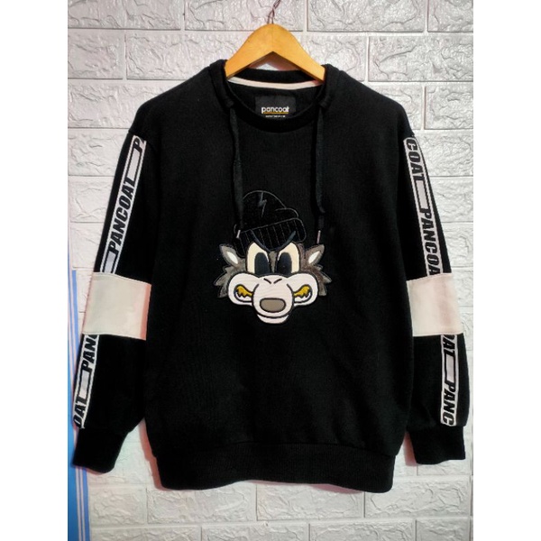 sweater pancoat second original rare item limited edition pancoat wolf
