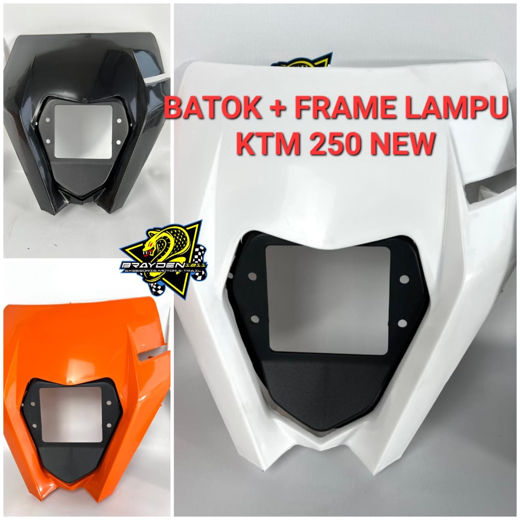 BATOK LAMPU KTM 250 2017 / KEDOK LAMPU KTM 250 2017 / LAMPU DEPAN KTM 250 2017 / FRAME LAMPU KTM 250 / KEDOK LAMPU KTM / HEADLAMP KTM 250