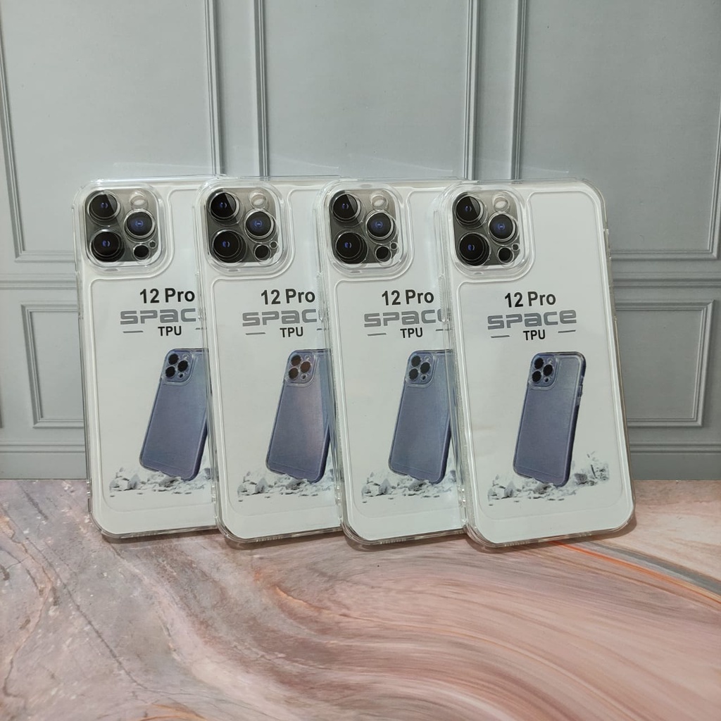 SoftCase For Ip 12 12 Pro 12 Pro Max Case Bening Clear SPACE TPU Jelly White_Cell