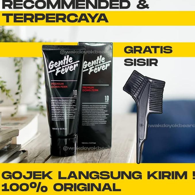 Terbaru Gentle Fever Down Foam - Merapihkan Rambut Ikal Dan Berantakan Limited Stock