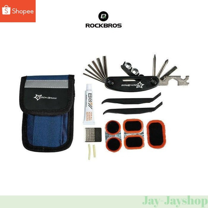 ROCKBROS Multifunction Bike ToolKit Alat Kunci Sepeda Lipat &amp; MTB