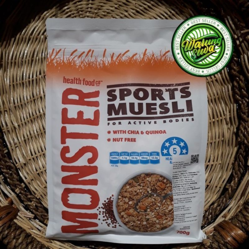 

monster sport muesli for active bodies 700gr