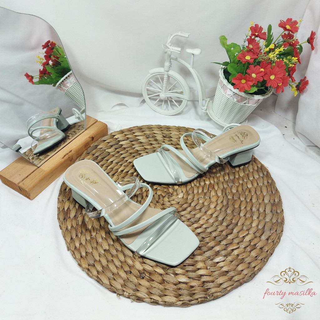 RHM Sandal Wanita Chunky Heels MASILKA