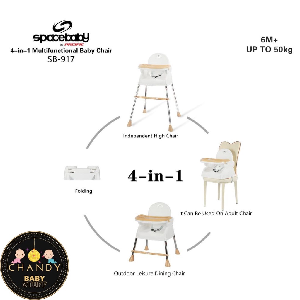 KURSI MAKAN BAYI SPACEBABY SB 917