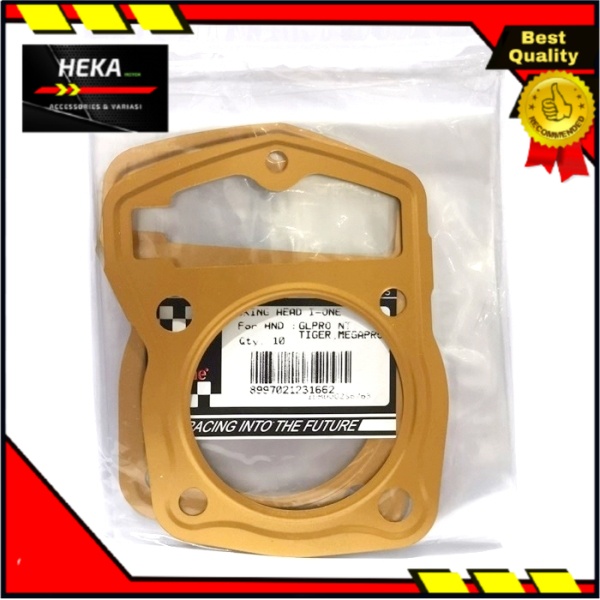 PACKING HEAD I-ONE (ISI 10) GLPRO NT,TIGER,MEGAPRO Grosir isi 10pcs Perpak gasket paking packing blo