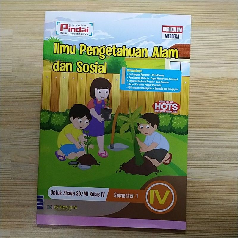 Jual Lks Pindai Ilmu Pengetahuan Alam Dan Sosial Kelas 4 Sd Kurikulum ...