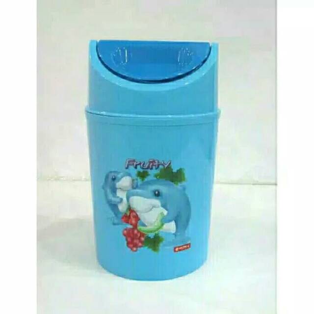 Tempat sampah / Tong sampah mini Lion Star Clean Pal 1.2 Liter