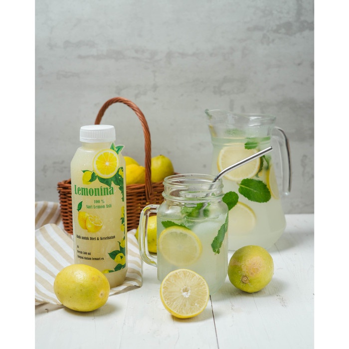 

Lemonina Sari Jeruk Lemon, Diet, Detox Vitamin C (100% jeruk lemon) - 250 ml (BERKUALITAS)