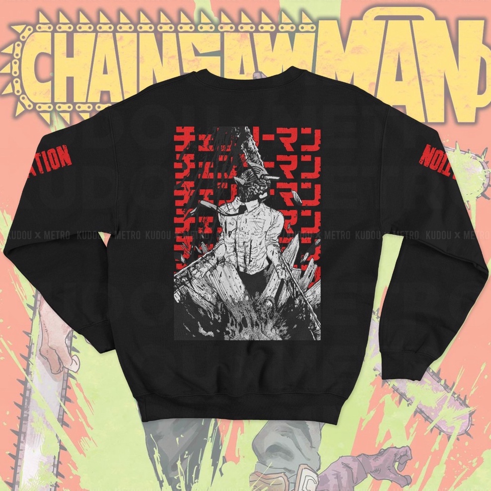 Crewneck Chainsaw Man Anime Manga Premium Unisex