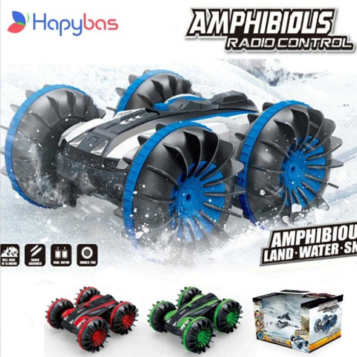 Mobil RC Remote Control Water Amphibious Big Hapybas - WDS-RCT017 - Biru