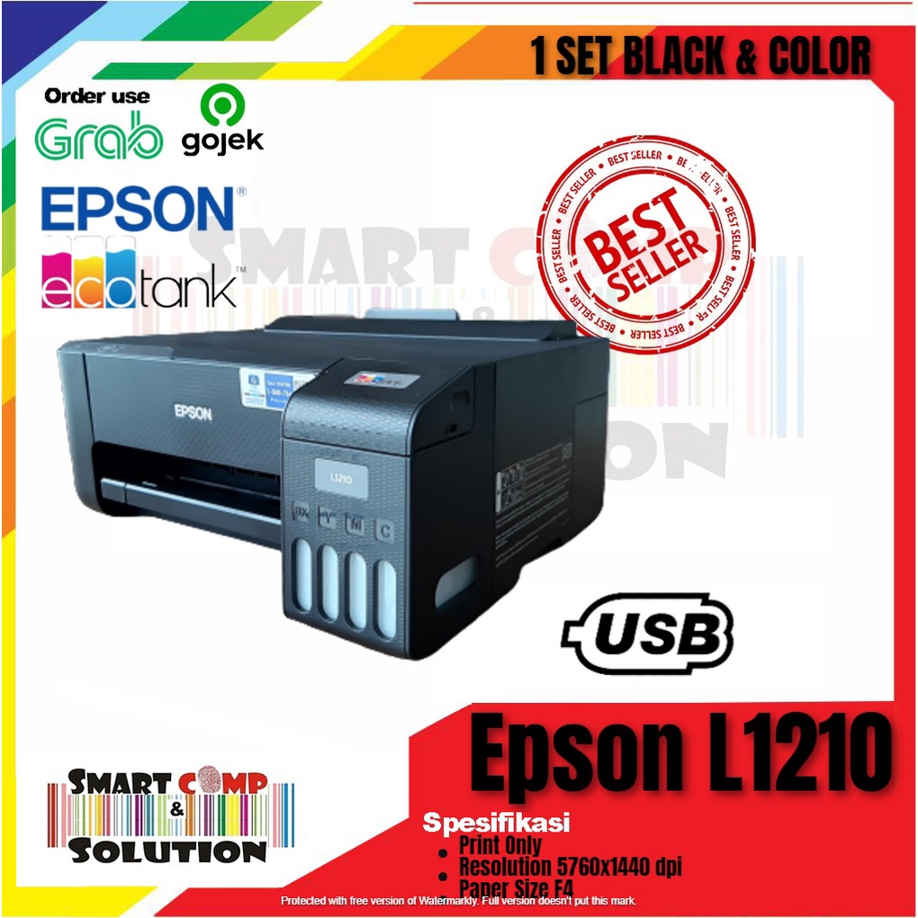 Printer Dokument Epson Ecotank L1210 Pengganti L1110 - Print Only F4