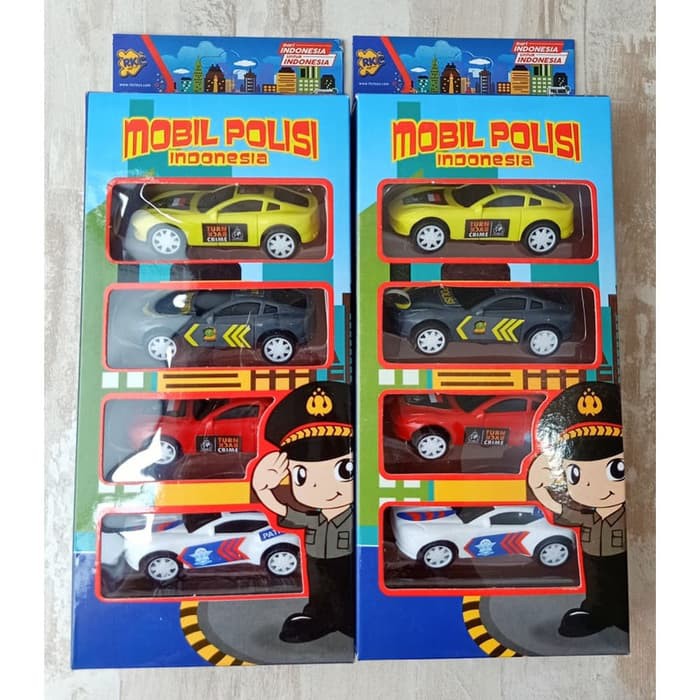 PROMO COD Mainan Anak Laki-laki mobil dorongan mobil Mobilan Polisi RKC 02008-1 DUS/ Kado Mainan Anak Cowok Usia 3 4 5 6 tahun