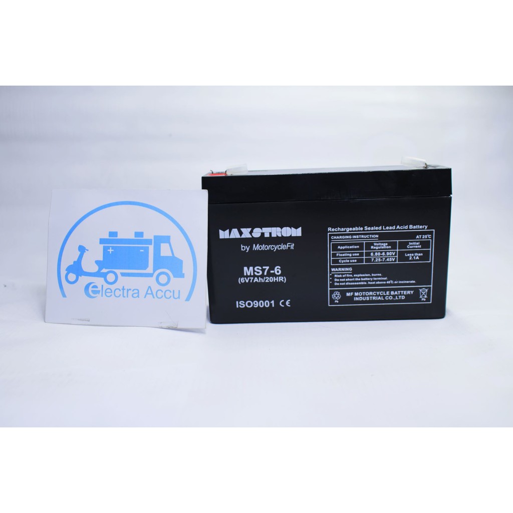 Aki Battery Mainan Anak Mobil Mobilan 6v 7ah 6 V 7 Ah 6v7ah Accu