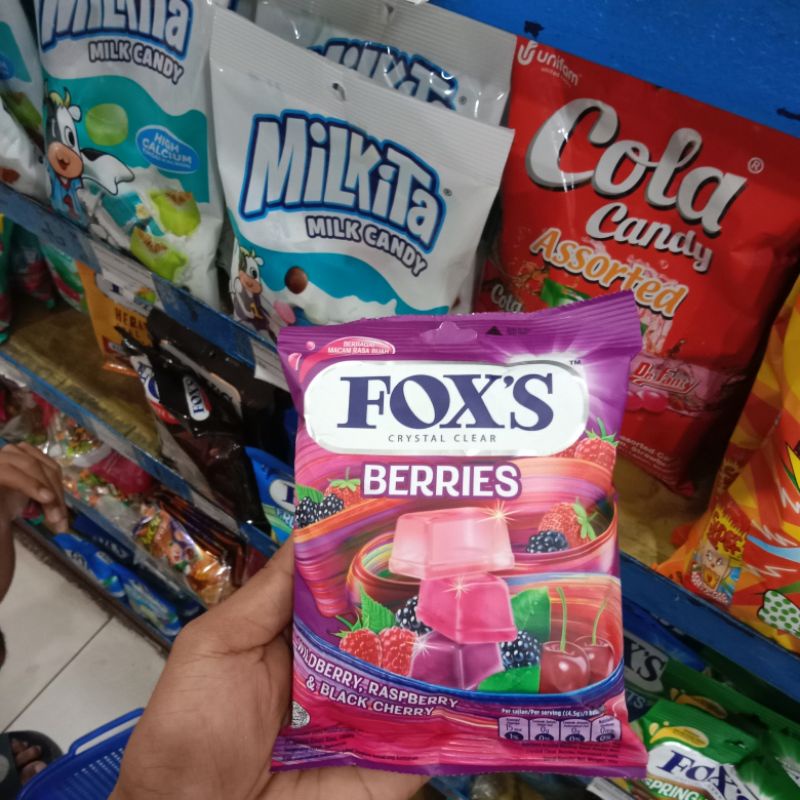 

Yummer l Permen Foxs Crystal Clear Berries