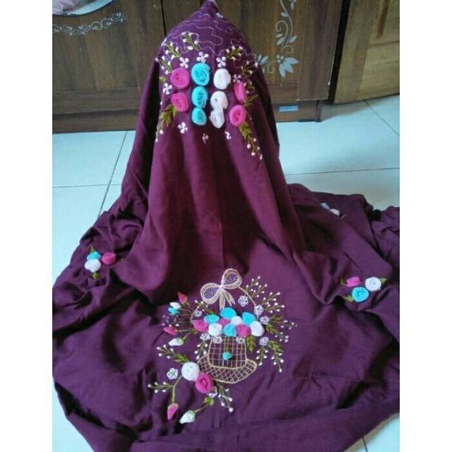 Mukena Terusan Bordir Tile Cantik