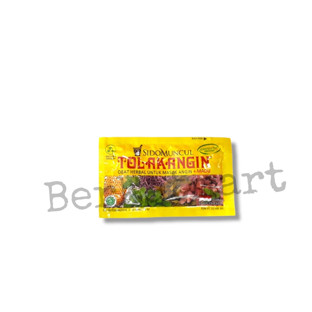 Tolak Angin Sidomuncul Sachet 15ml Obat Herbal Untuk Masuk Angin+Madu