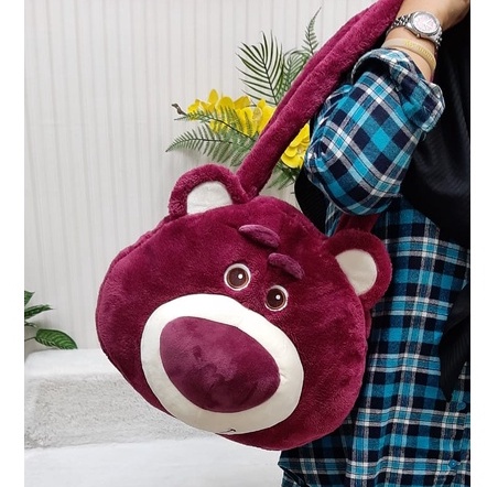 Tas Selempang+Tenteng Melody Size 18cm/Selempang cinamorol/Tas anak perempuan/Tas Kirby Pochaco/Tas Kuromi/Tas Lotso/Totebag Lotso