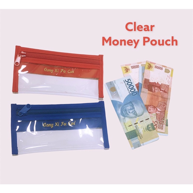 Fawn'G Handmade - Dompet Angpau Imlek Mika Transparant / Money Pouch Imlek