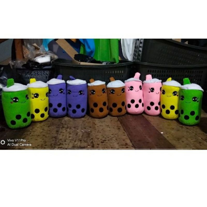 gantungan kunci boba mini