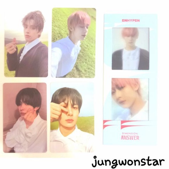 [READY] ENHYPEN LUCKY DRAW LD PWS PHOTOCARD PHOTO BOOKMARK BM DIMENSION ANSWER DA HEESEUNG JAKE SUNO