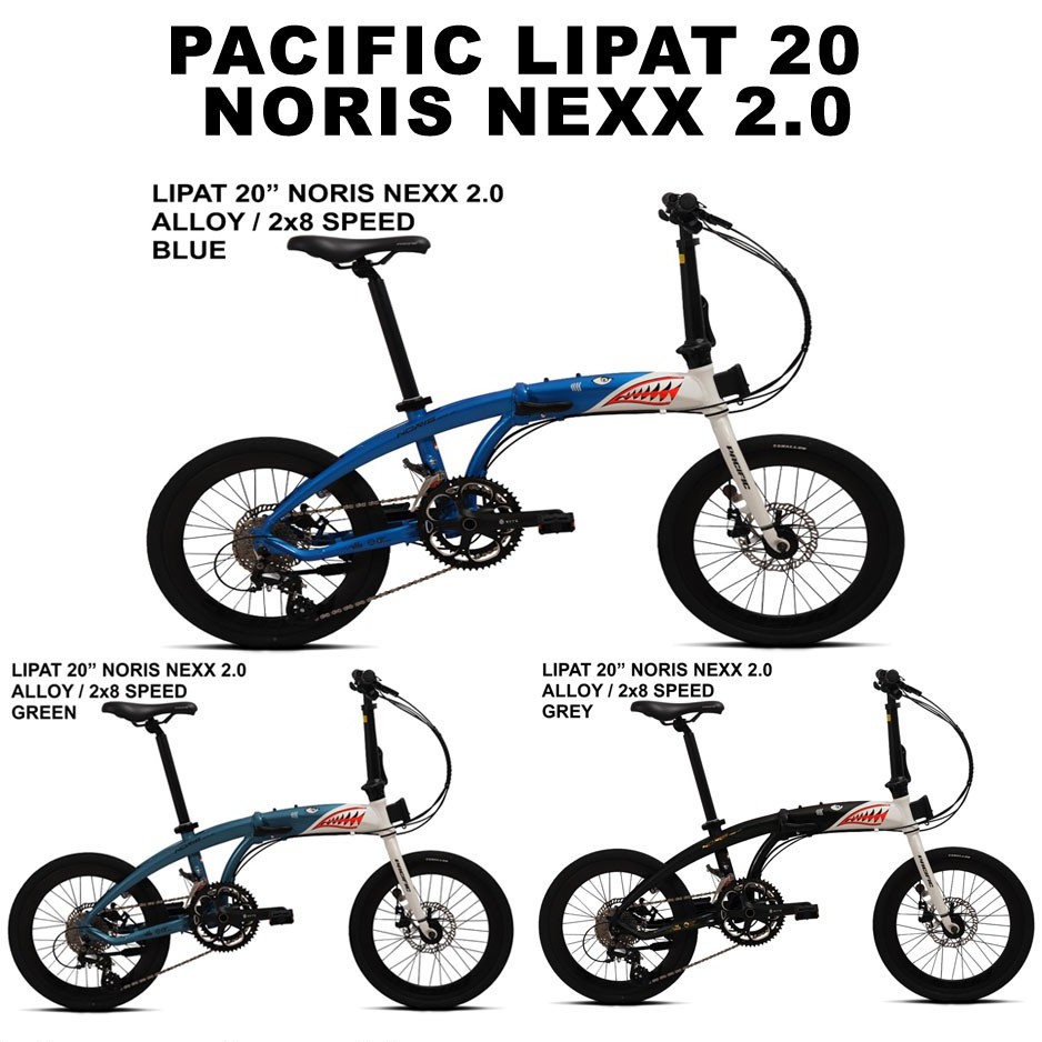 Mutiara Sepeda - SEPEDA LIPAT 20 PACIFIC NORIS NEXX 2.0 AL