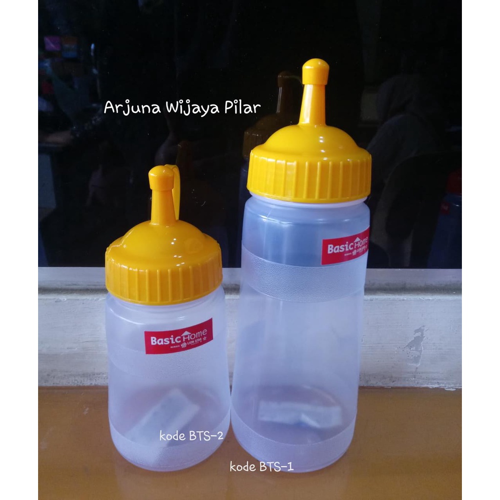 botol kecap Sauce Keeper 500ml &amp; 300ml - Botol Saus kecap BTS-1 BTS-2, Basic Home Lion star  TUTUP RANDOM