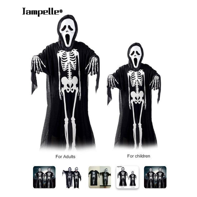 Baju Tengkorak halloween / baju helloween costume halloween DEWASA